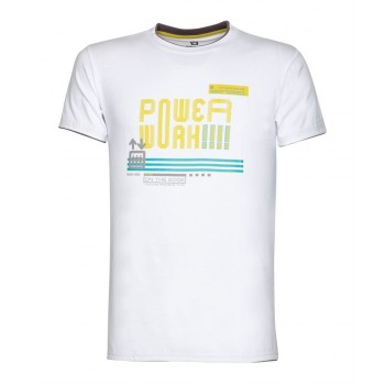 Tricou 4TECH POWERWORK alb - H9329