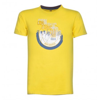 Tricou 4TECH CONSTRUCT galben - H9335