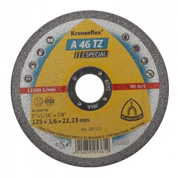 DISC DEBITARE INOX 125X1.6MMA46TZSPECIAL