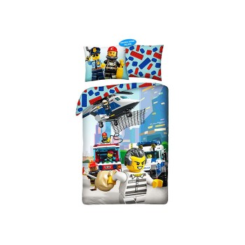 Lenjerie de pat LEGO City (LEG-821)