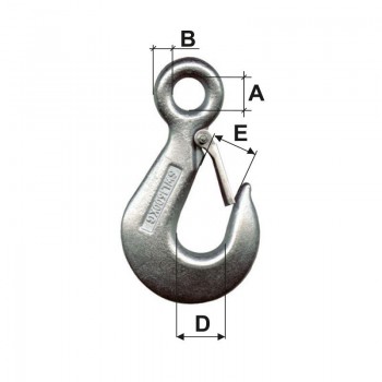 CARLIG ZINCAT SECURIZAT 1600KG24MM/39MM
