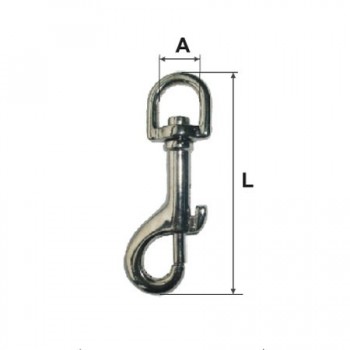 CARABINA BRELOC CU ARC SI INEL ROTATIV 11X53MM
