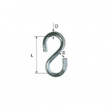CARLIG ZINCAT FARA INEL 5MM5X38MM