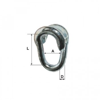INEL ZINCAT PENTRU FINAL 6MM12X33MM
