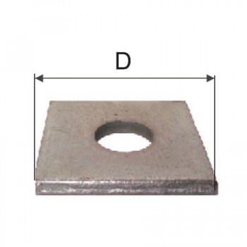 SAIBE ZINCATE PATRATE M10 (12/30MM), 200/SET