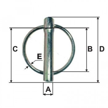 SIGURANTA BOLT CU INEL 10.0X56MM3.5X36.5MM45MM