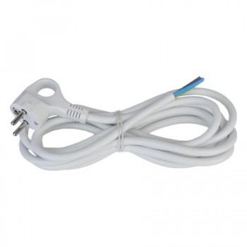CABLU ELECTRIC CU STECHER3X1.5MM²ALB1.5M