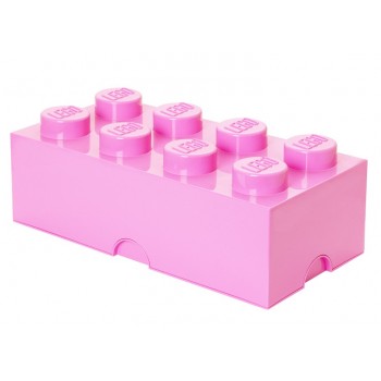 Cutie depozitare LEGO 2x4 roz deschis (40041738)