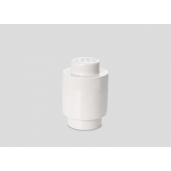 Cutie rotunda depozitare LEGO 1x1 alb (40301735)