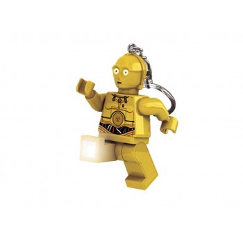 Breloc cu lanterna LEGO C-3PO  (LGL-KE18)