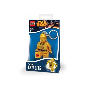 Breloc cu lanterna LEGO C-3PO  (LGL-KE18)