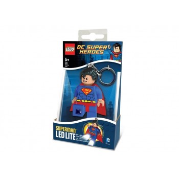 Breloc cu lanterna LEGO Superman  (LGL-KE39)
