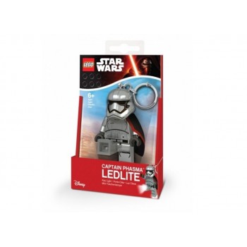 Breloc cu lanterna LEGO Star Wars Captain Phasma (LGL-KE96)