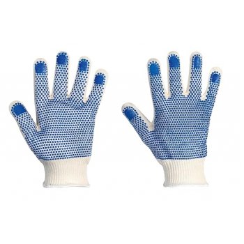 Mănuși de protecție Grip BBC-PES tricotate aplicații PVC 2232092