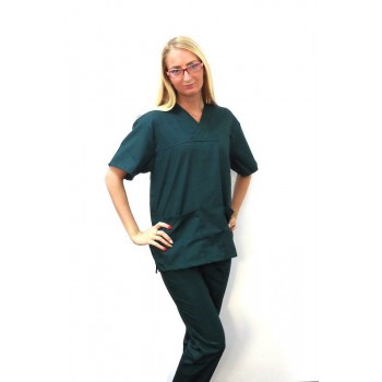 Costum medical verde inchis - unisex