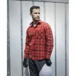 Cămașă albastră de flanel URBAN ROSIE H20089