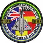 EMBLEMA F-16 EUROFIGHTER ESCADRILA 71 TYPHOON