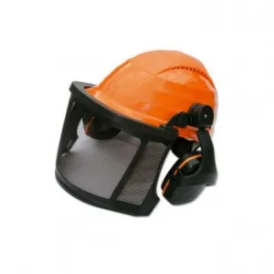 Cască forestier Enha F4 cu antifoane și vizieră ENHA-F4- 2704